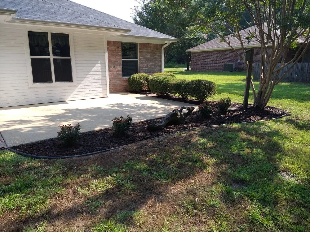 Affordable outdoor landscaping for residential properties in Longview, TX by Big Mike & Son's Lawn care