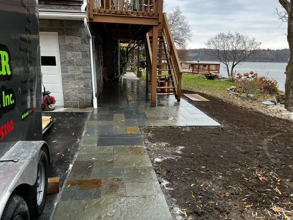 Expert landscape installation in Kingston, NY by Big Oscar Landscaping