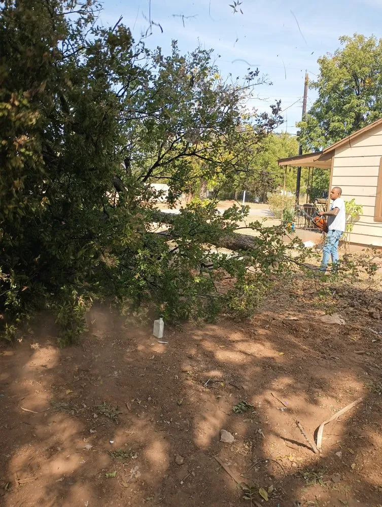 Expert lawn mowing service for beautiful yards in Azle, TX by Big Plans In The South Land Lawn and Landscaping