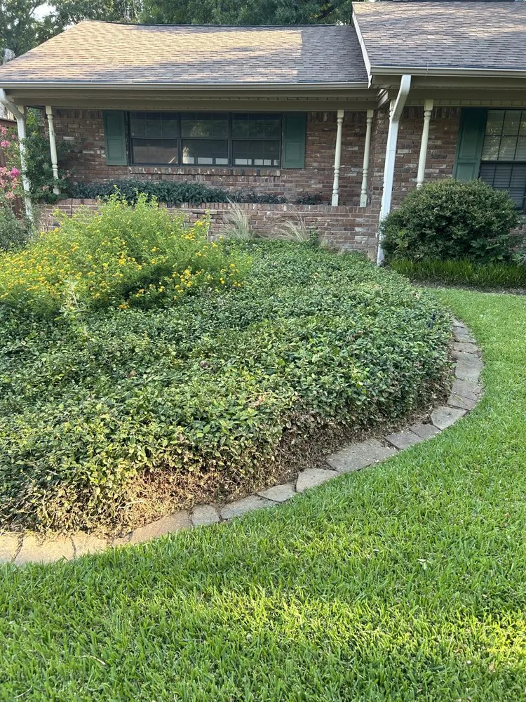 Professional outdoor landscaping with custom design in Farmers Branch, TX by Big Red Services