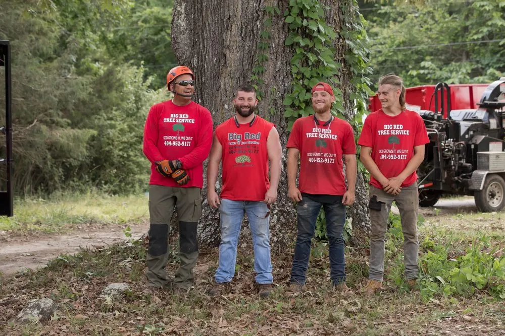 Local lawn mowing service in Loganville, GA by Big Red Tree Service