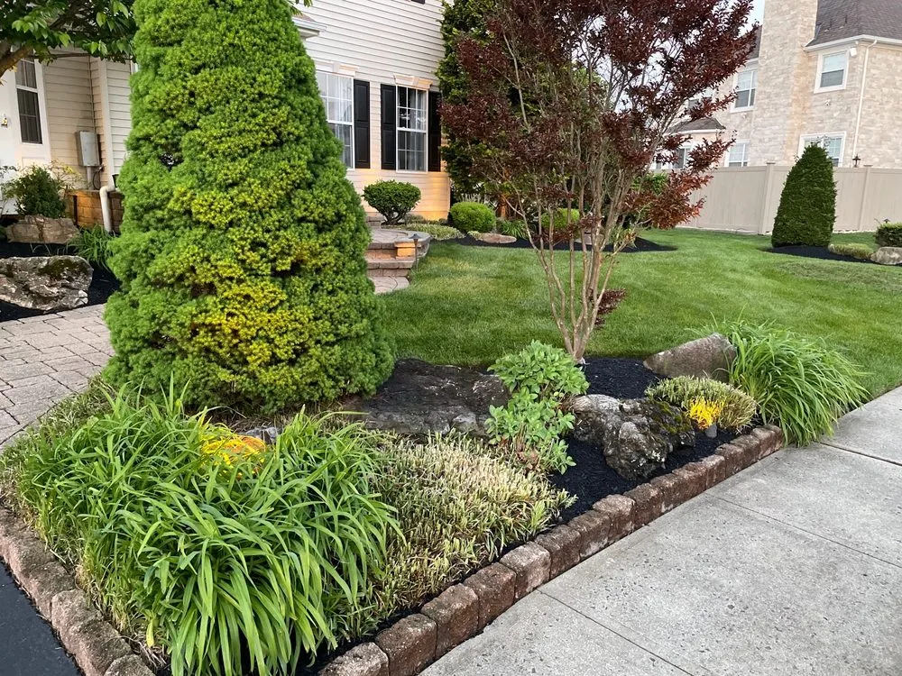 Custom garden landscaping for homes across South River, NJ - Big River Lawn & Landscape
