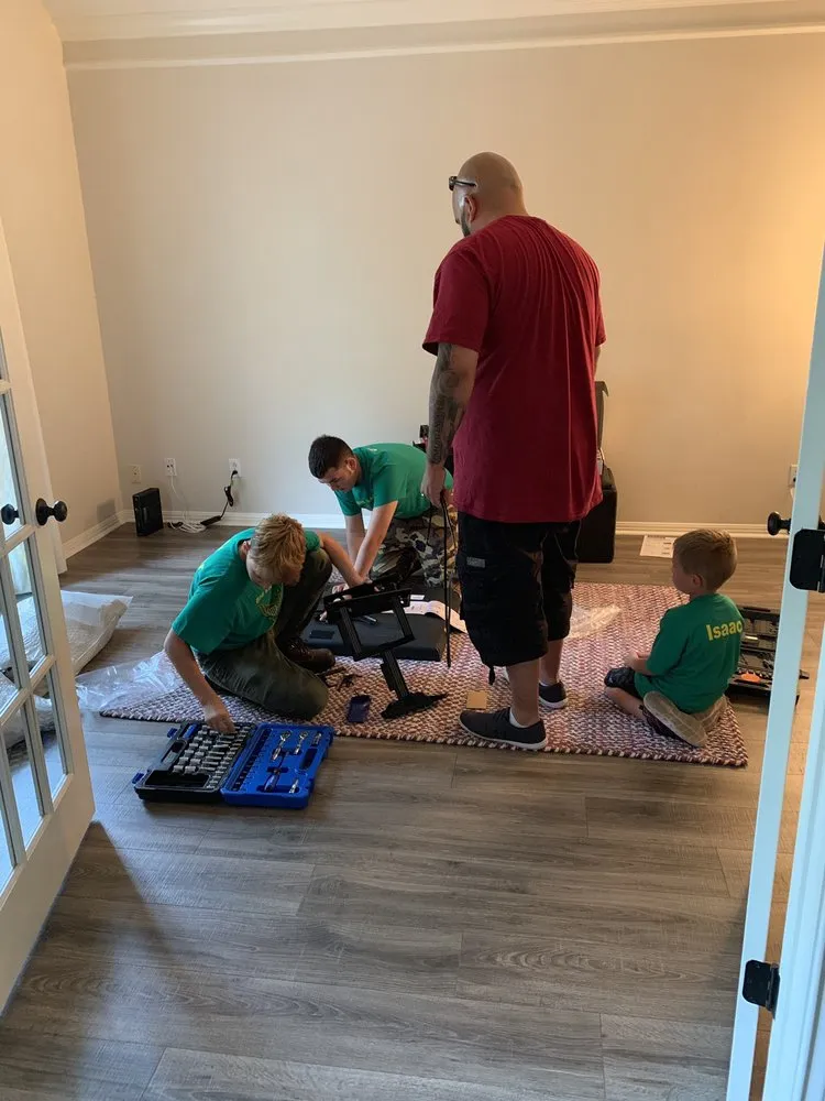 Custom landscape design in Hutto, TX by Big Sarge Homes