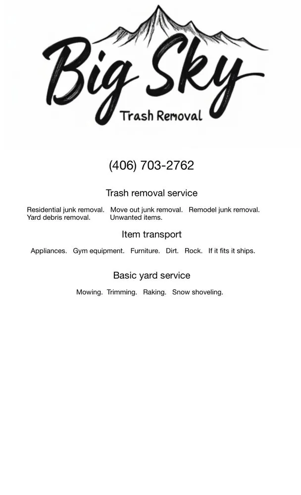 Local garden landscaping in Ronan, MT by Big Sky Trash Removal
