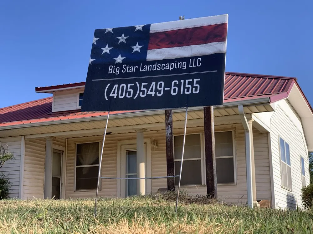 Trusted residential landscaping experts serving Minco, OK - Big Star Landscaping & Pest