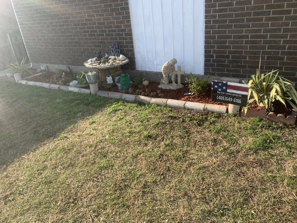 Expert garden landscaping for outdoor upgrades in Minco, OK by Big Star Landscaping & Pest