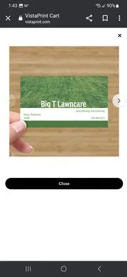 Big T Lawn Care Logo