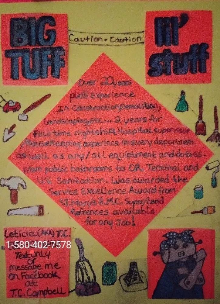 Reliable yard cleanup service for residential properties across Enid, OK - Big Tuff Lil Stuff