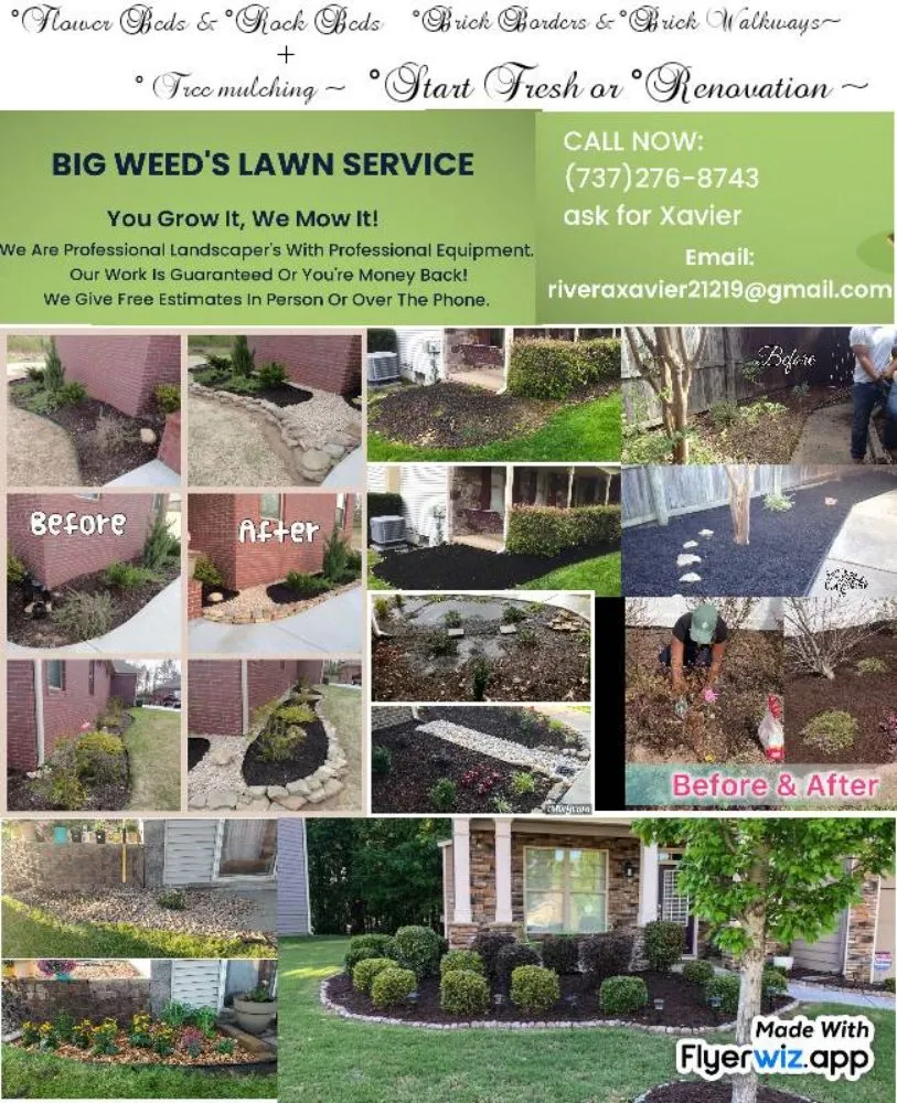 Custom yard cleanup service in Cibolo, TX by Big Weed's Lawn Services
