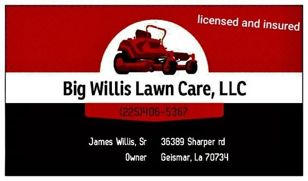 Big Willis Lawn Care Logo