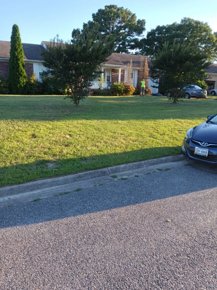 Affordable landscape installation with custom design across Suffolk, VA - BiggStrik3r's Organization