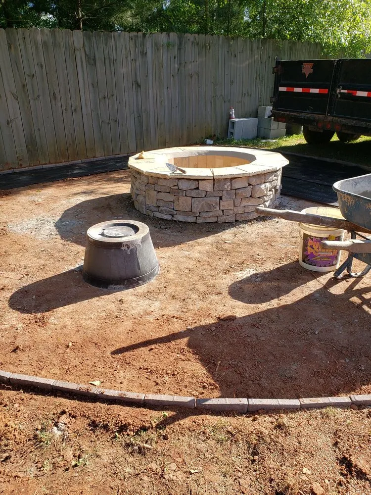 Local landscape installation in Fairburn, GA by Bigler's Beautiful Lawns & Landscaping