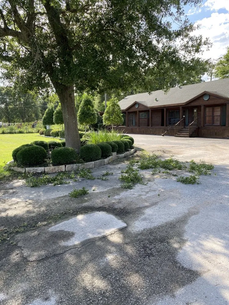 Custom landscape installation in Houston, TX by BIGREEN Flores Landscaping