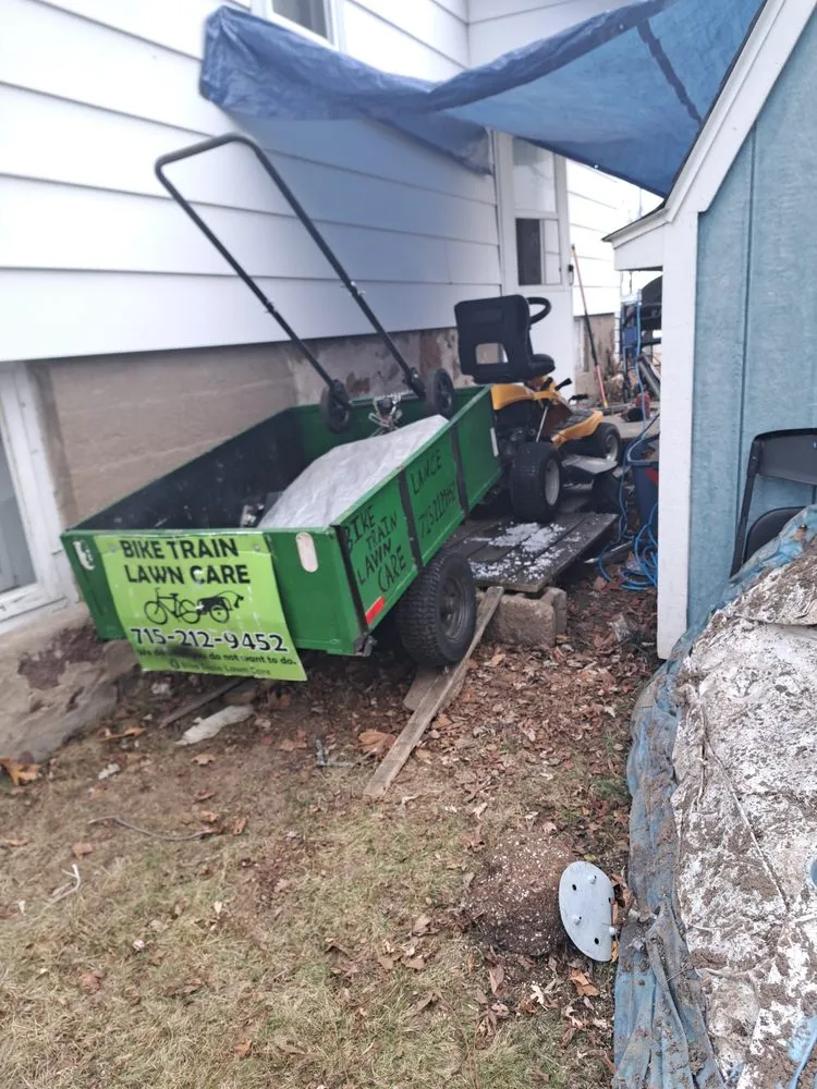 Local yard cleanup service for outdoor upgrades across Wausau, WI - Bike Train Lawn Care