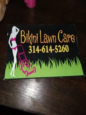 Bikini Lawn Care Logo