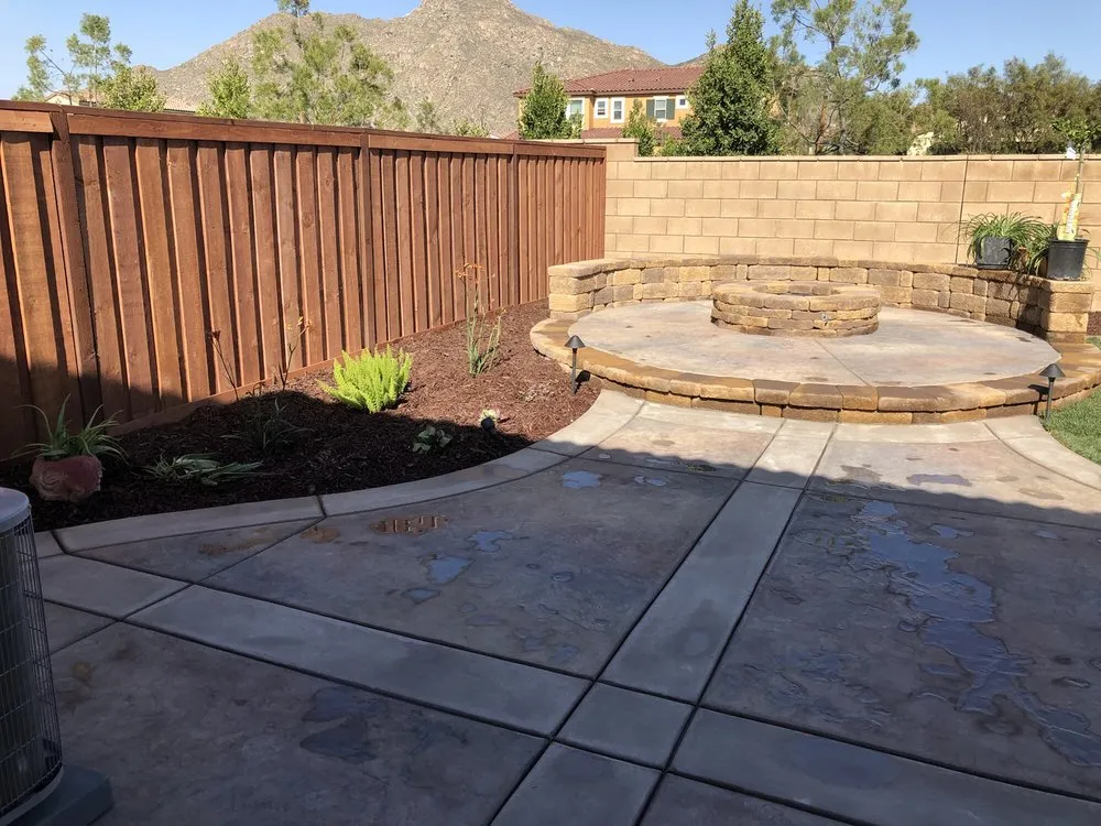 Custom outdoor landscaping in Winchester, CA by Bill and Dave's Landscape Maintenance