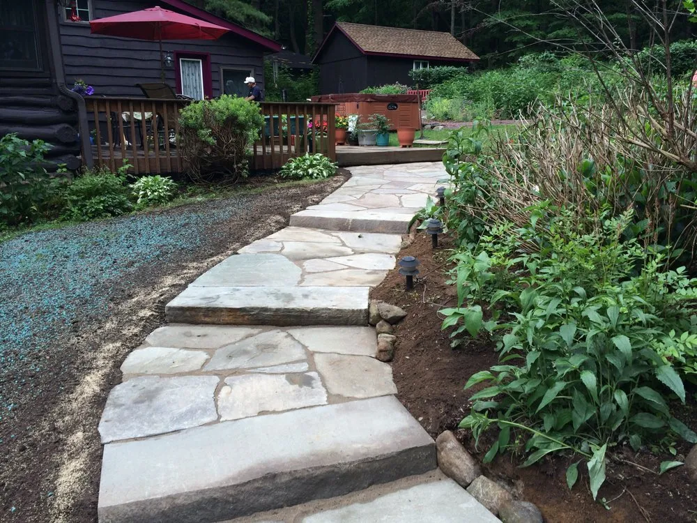 Local landscape installation in West Caldwell, NJ by Bill LaFlesh Landscaping