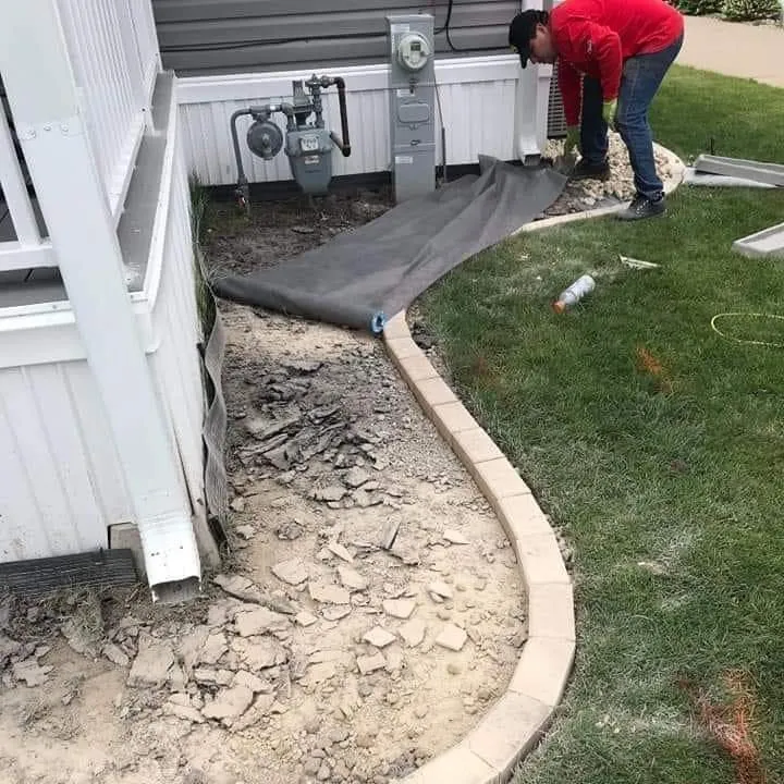 Custom landscape installation in DeKalb, IL - Bill n' Sons Landscaping