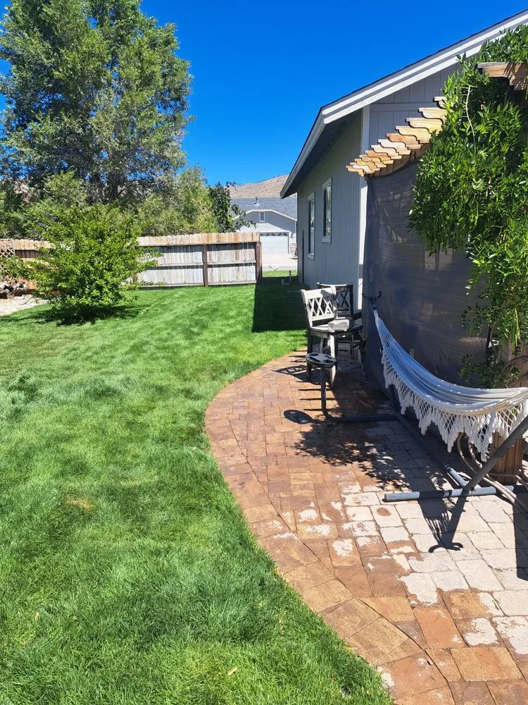 Professional lawn mowing service for outdoor upgrades in Reno, NV by Bill Romaniw Lawn & Landscaping