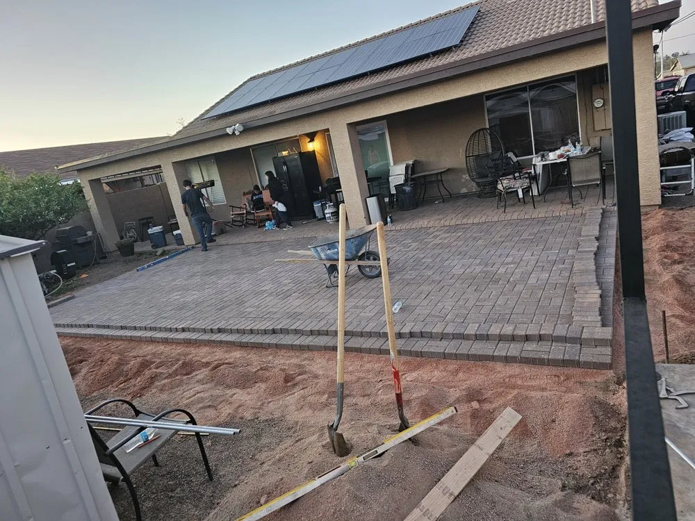 Custom landscape installation for residential properties across Phoenix, AZ - Billionaire Landscape Hardscape