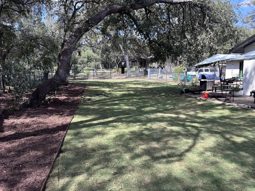 Custom yard maintenance for homes across New Braunfels, TX - Billo Goat Lawn and Design