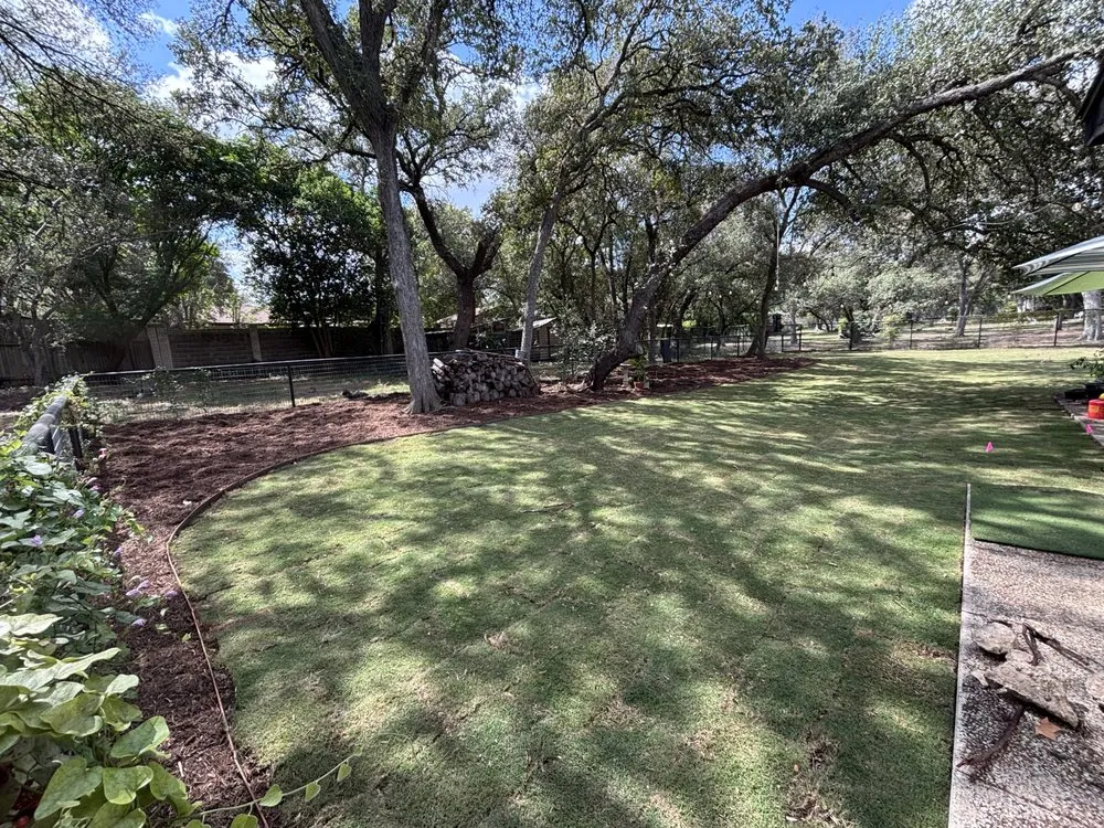 Professional lawn care service in New Braunfels, TX by Billo Goat Lawn and Design