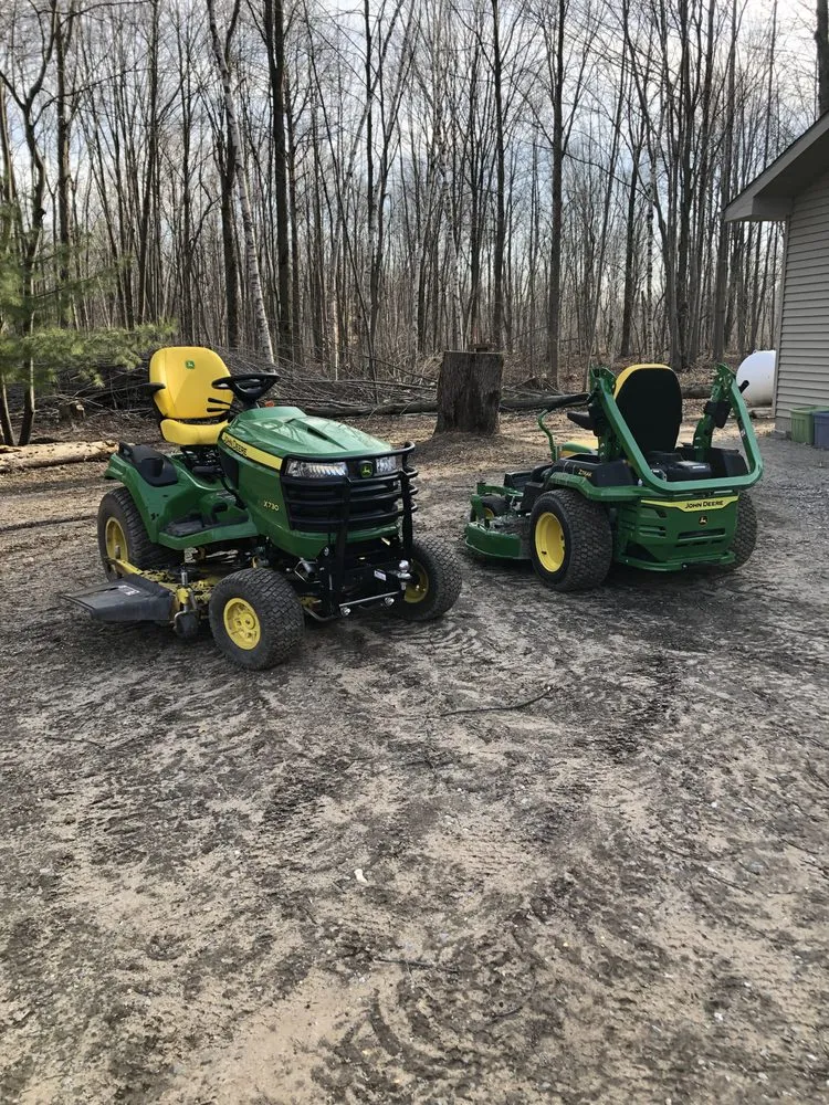 Affordable landscape design for homes in Rhodes, MI by Bills Complete Lawn Care