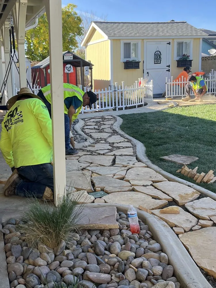 Professional lawn mowing service for outdoor upgrades in Lancaster, CA by Bill's Landscaping