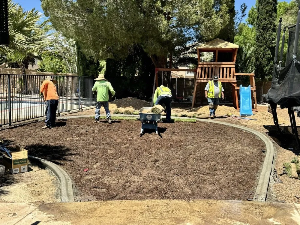 Trusted garden landscaping in Lancaster, CA by Bill's Landscaping