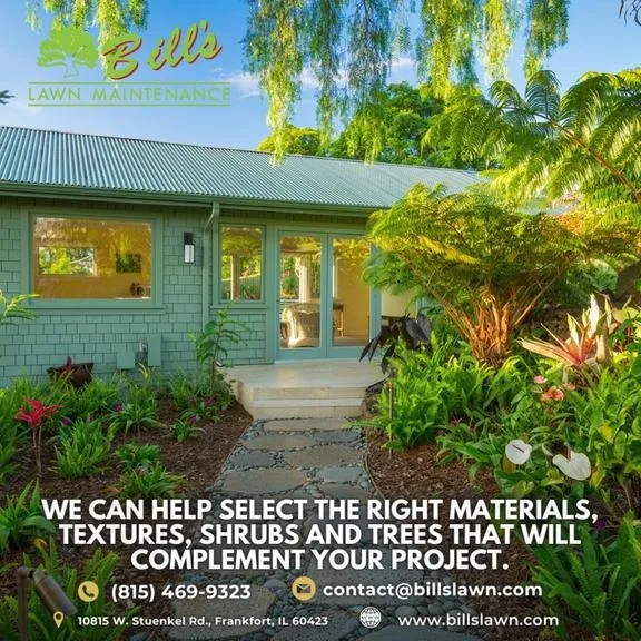 Trusted landscape installation for homes in Frankfort, IL by Bill's Lawn Maintenance & Landscaping