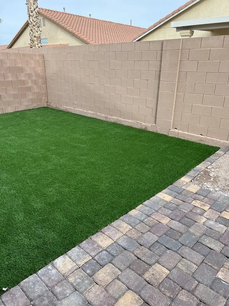 Professional yard cleanup service with custom design across Henderson, NV - Biltright Turf