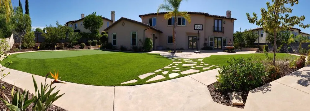 Professional yard maintenance with custom design across Miami, FL - Biltright Turf