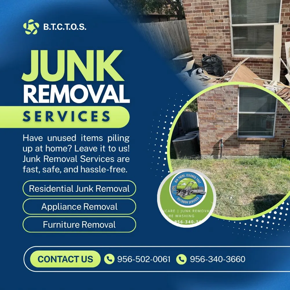 Expert residential landscaping for year-round maintenance in San Juan, TX by Bin There Cleaned That Outdoor Services