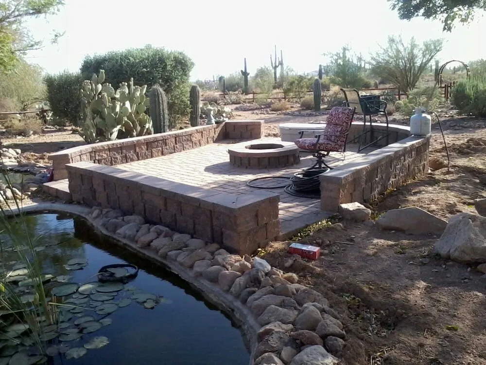 Custom landscape installation in Apache Junction, AZ - Bing's Custom Landscaping