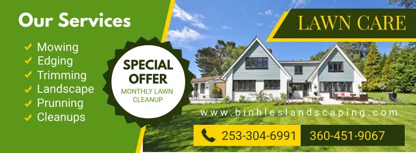 Expert lawn mowing service in Puyallup, WA - Binh Le's Landscaping Puyallup