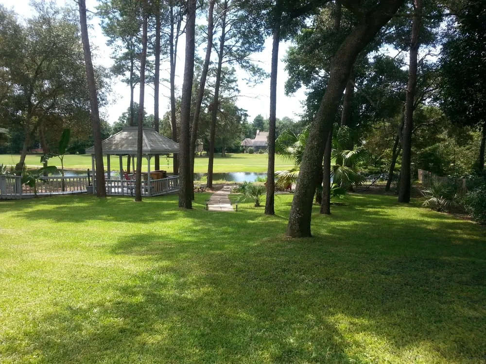 Professional yard cleanup service with custom design in Fort Walton Beach, FL by Bioscapes Lawn and Landscape