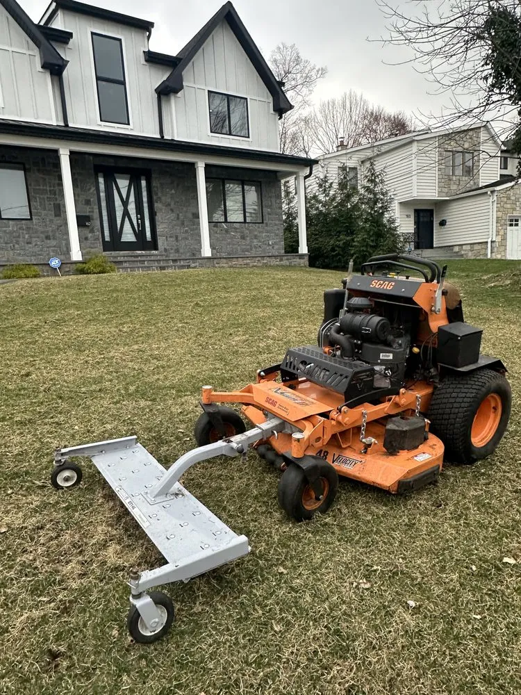 Affordable landscape installation in Demarest, NJ by Birch Landscape & Design