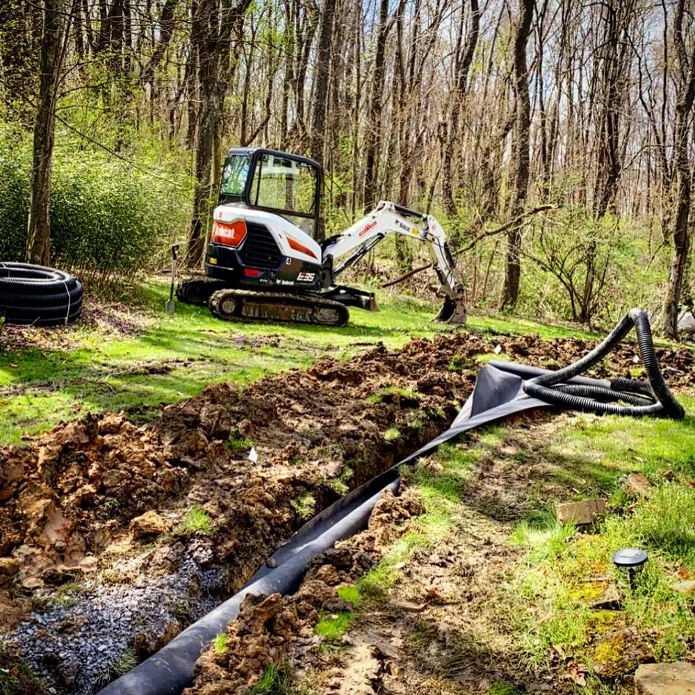 Custom landscape design in Lower Burrell, PA by Bird Dog Landscape Construction