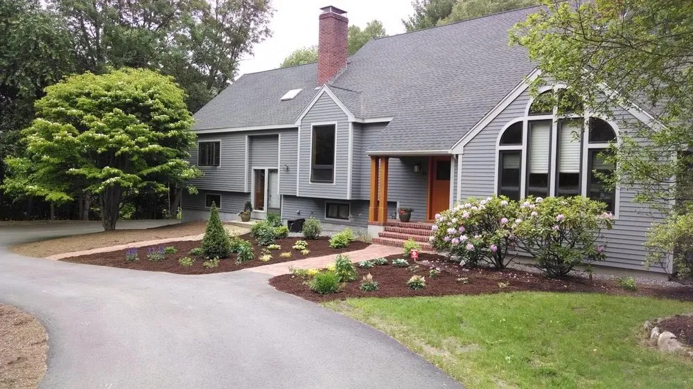 Professional landscape installation in Boxborough, MA - Bird House Garden Center