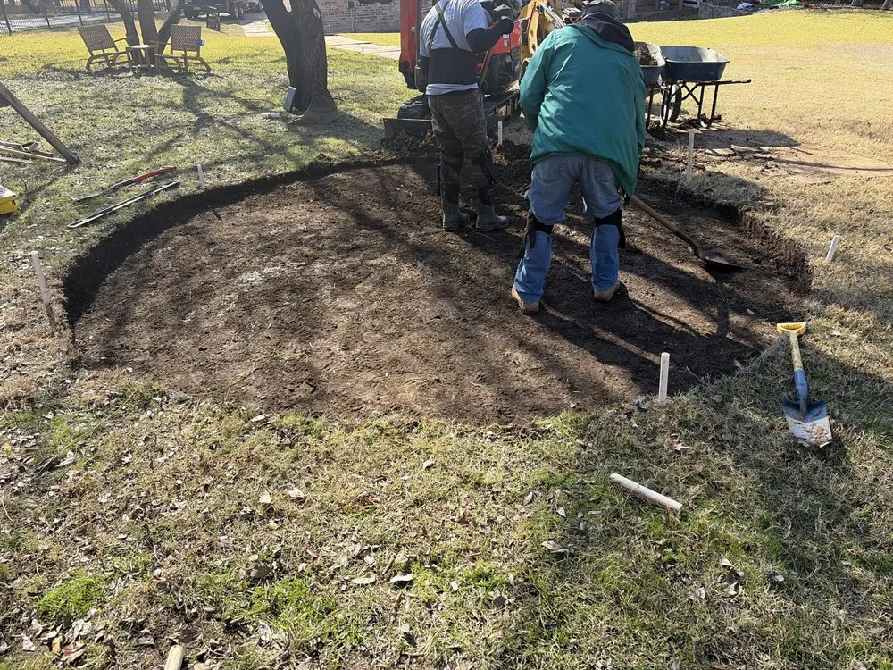 Custom garden landscaping for homes across North Richland Hills, TX - Bird's Landscape and Irrigation