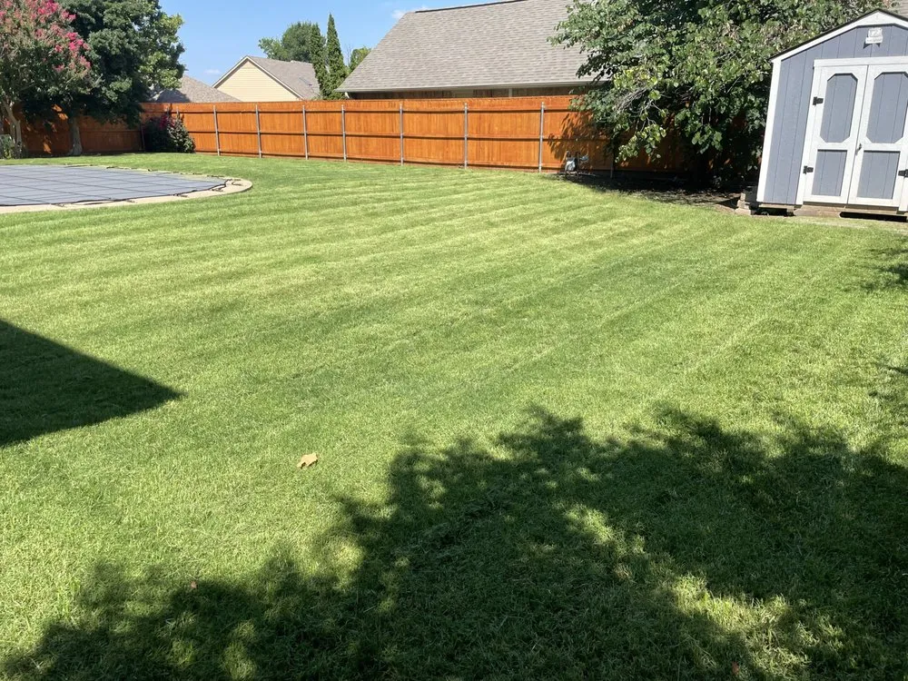 Custom yard maintenance for outdoor upgrades in Purcell, OK by Birdsong Property Designs