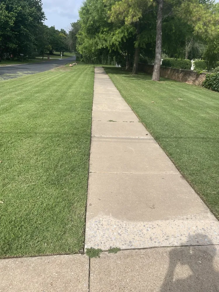 Reliable landscape installation in Purcell, OK by Birdsong Property Designs