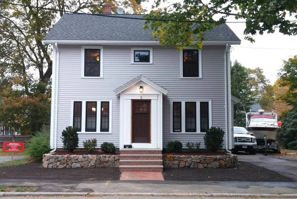 Custom landscape design in Danvers, MA by Birmingham Landscape Construction