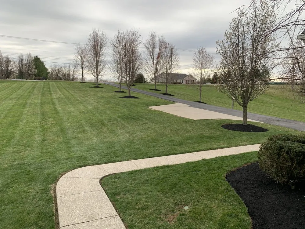 Custom garden landscaping in Louisville, KY by Bischoff Outdoor Services