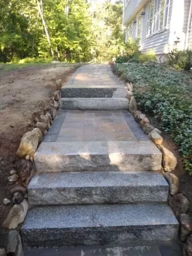 Expert residential landscaping in Fitchburg, MA by Bisson Landscaping