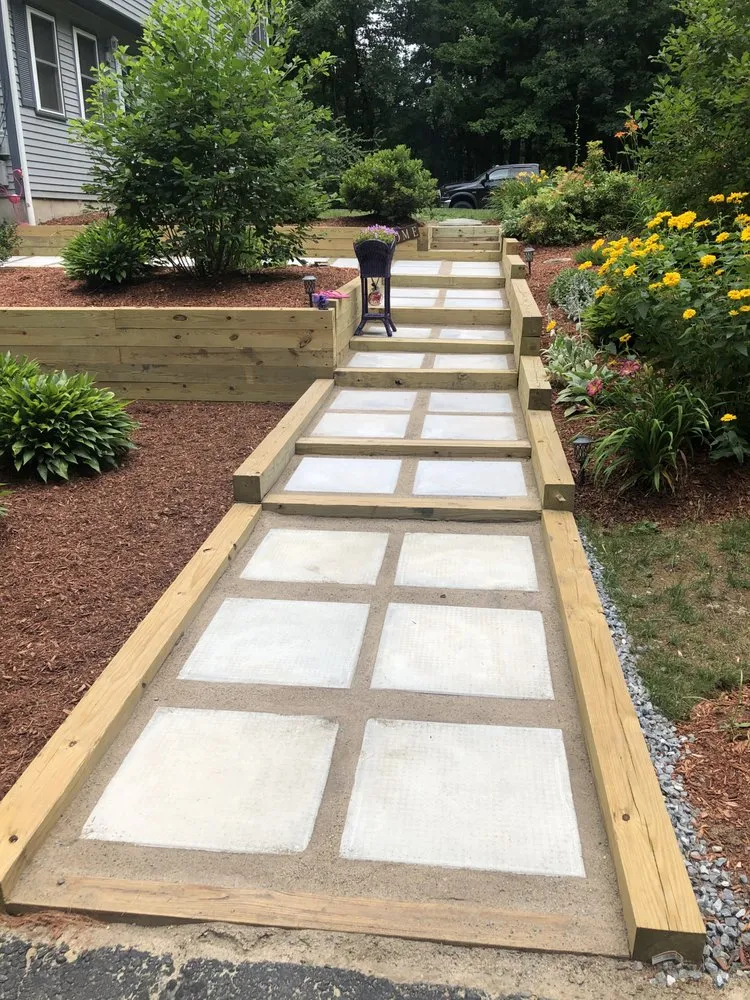 Top-rated landscape design with custom design in Fitchburg, MA by Bisson Landscaping