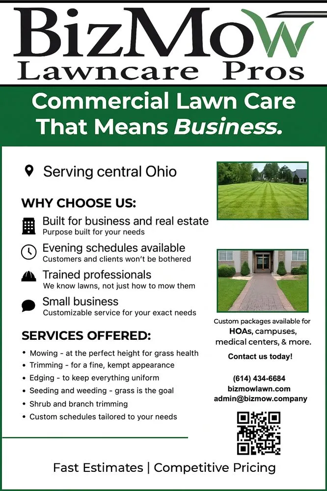 Expert landscape design experts serving Newark, OH - Biz Mow