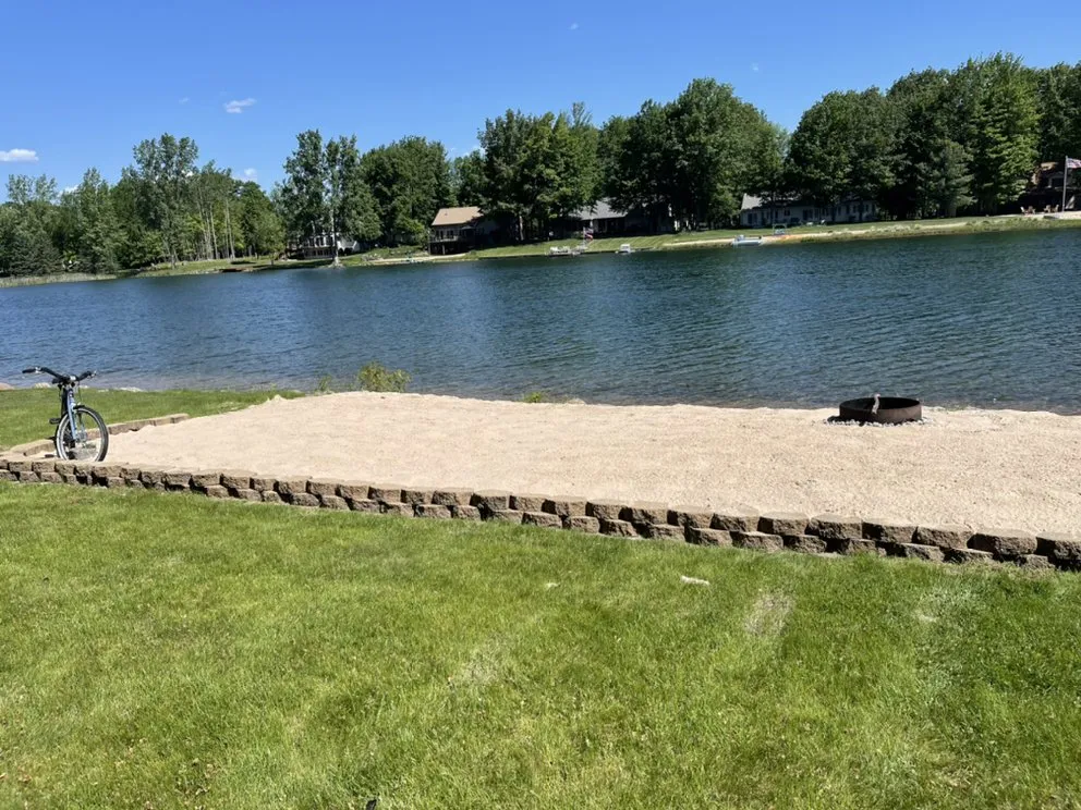 Custom residential landscaping for beautiful yards in Morley, MI by BJ&L Lawn Service