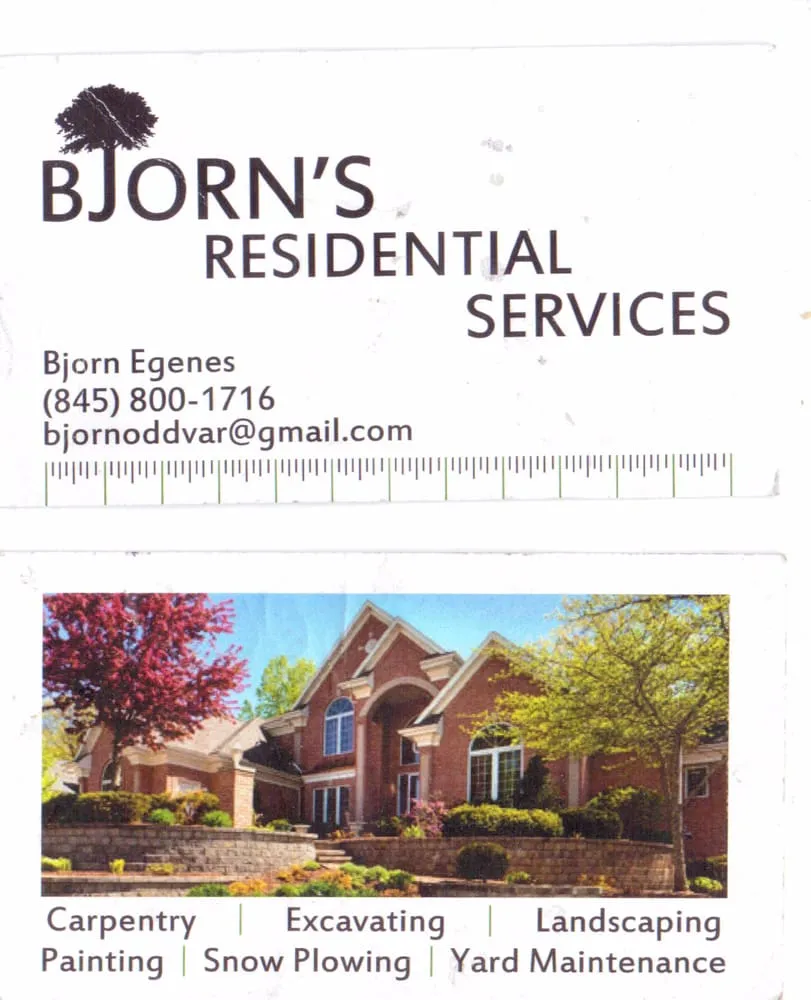 Custom landscape design in Rock Hill, NY by Bjorn's Residential Services
