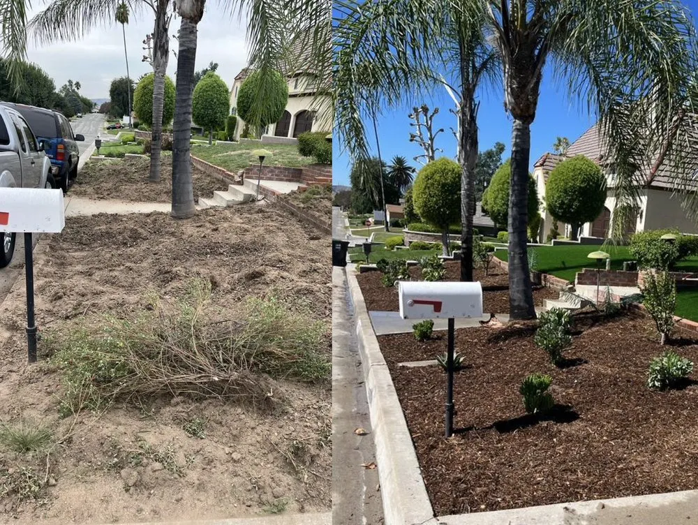 Affordable garden landscaping with custom design in Walnut, CA by BJS Landscaping & Synthetics